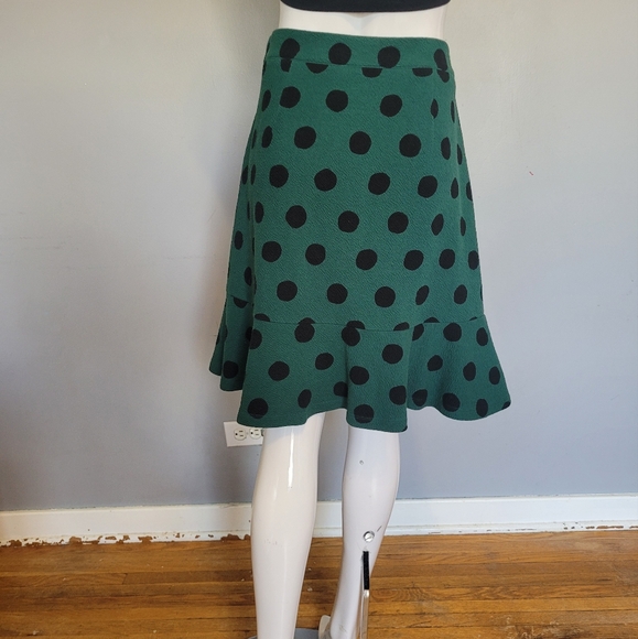 Anthropologie Maeve Polka Dot Mini Skirt, VGUC, Size M - Picture 4 of 8